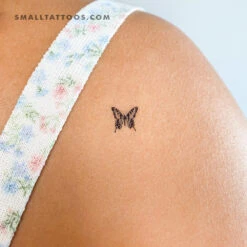 Little Swallowtail Butterfly Temporary Tattoo (Set Of 3) -Da Vinci Shop 1693920534297