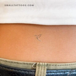 Small Minimalist Hummingbird Temporary Tattoo (Set Of 3)