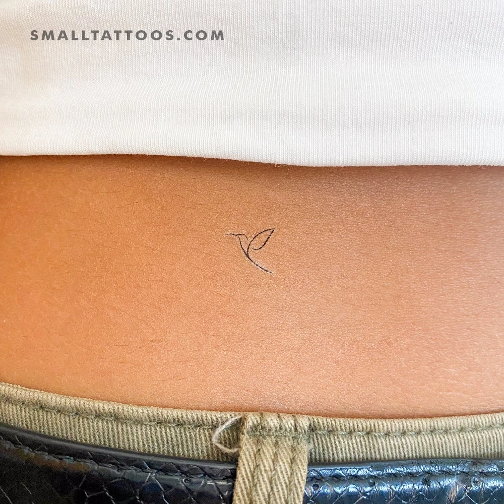 Small Minimalist Hummingbird Temporary Tattoo (Set Of 3) 3 Small Minimalist Hummingbird Temporary Tattoo (Set Of 3)