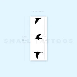 Flying Birds Temporary Tattoo (Set Of 3) -Da Vinci Shop 1694157856 image1 st 750px