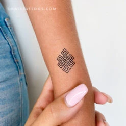 Endless Knot Temporary Tattoo (Set Of 3) -Da Vinci Shop 1694621879571