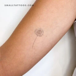 Daisy Temporary Tattoo (Set Of 3) -Da Vinci Shop 1694621988759