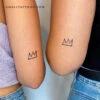 Basquiat Crown Temporary Tattoo (Set Of 3) -Da Vinci Shop 1694622036157