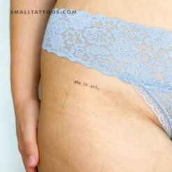 She Is Art Temporary Tattoo (Set Of 3)