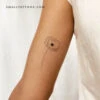 Fine Line Poppy Temporary Tattoo (Set Of 3) -Da Vinci Shop 1695126527378