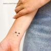 Minimalist Three Stars Temporary Tattoo (Set Of 3) -Da Vinci Shop 1695931857434