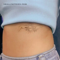 The Creation Hands And Sun Temporary Tattoo - Set Of 3 -Da Vinci Shop 1695932412777