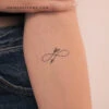 Infinity Arrow Temporary Tattoo (Set Of 3) -Da Vinci Shop 1696317535793