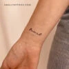 'Trust' Temporary Tattoo (Set Of 3) -Da Vinci Shop 1696317982289