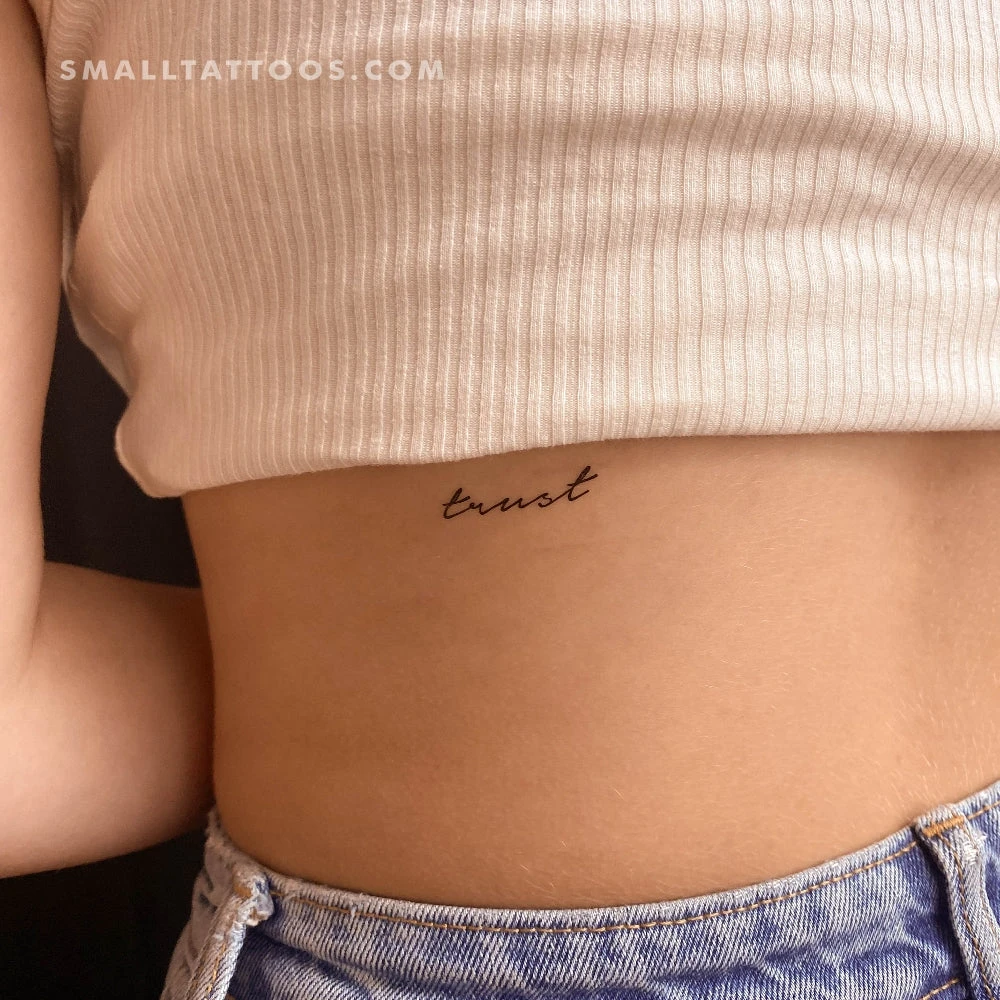 'Trust' Temporary Tattoo (Set Of 3) 4 'Trust' Temporary Tattoo (Set Of 3) - Image 2