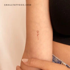 Red Rose Temporary Tattoo (Set Of 3)