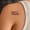 Fuck Cancer Temporary Tattoo - Set Of 3 -Da Vinci Shop 1696318484497