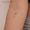 Minimalist Yin Yang Temporary Tattoo (Set Of 3) -Da Vinci Shop 1696318956629