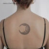 Ornamental Moon Temporary Tattoo (Set Of 3) -Da Vinci Shop 1696964534427