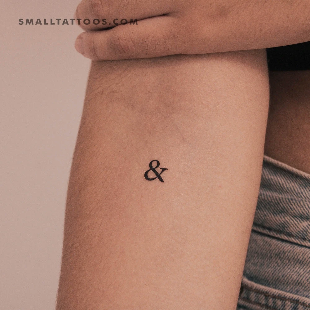 Ampersand Temporary Tattoo (Set Of 3) 4 Ampersand Temporary Tattoo (Set Of 3) - Image 2