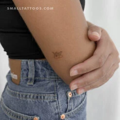 Angel Sleeping On A Cloud Temporary Tattoo (Set Of 3)