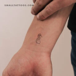 Seahorse Temporary Tattoo (Set Of 3)