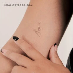 Happy Butterflies Temporary Tattoo (Set Of 3)