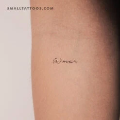 (A) Mar Temporary Tattoo (Set Of 3)