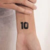 10 Temporary Tattoo (Set Of 3)