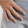 Finger Composition 3 Temporary Tattoo (Set Of 3) -Da Vinci Shop 1699274337113