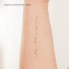 Handwritten Font Alis Volat Propriis Temporary Tattoo (Set Of 3) -Da Vinci Shop 1699986506297