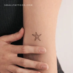 Starfish Temporary Tattoo (Set Of 3) -Da Vinci Shop 1699986767227