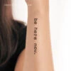 Be Here Now Temporary Tattoo (Set Of 3) -Da Vinci Shop 1700461763830