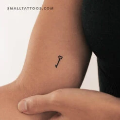 Love Key Temporary Tattoo (Set Of 3) -Da Vinci Shop 1700462446747