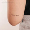 I Love You Temporary Tattoo (Set Of 3) -Da Vinci Shop 1700462601361
