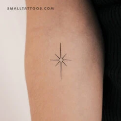 North Star Temporary Tattoo (Set Of 3)