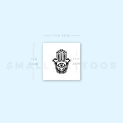 Little Hamsa Temporary Tattoo (Set Of 3) -Da Vinci Shop 1701356239 image1 st 750px