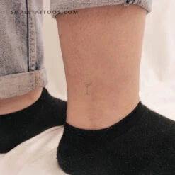 Manhattan Cocktail Temporary Tattoo (Set Of 3)