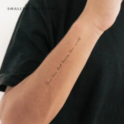 Love Her, But Leave Her Wild Temporary Tattoo - Set Of 3