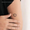 Manipura Chakra Temporary Tattoo - Set Of 3 -Da Vinci Shop 1701684168424