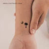 Small Palm Tree And Crescent Temporary Tattoo (Set Of 3) -Da Vinci Shop 1701934084482