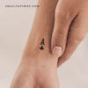 Small Ace Of Clubs Temporary Tattoo (Set Of 3) -Da Vinci Shop 1701944797354