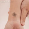 Om Mandala Temporary Tattoo (Set Of 3)