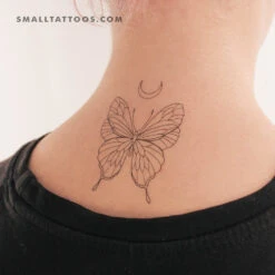 Butterfly Temporary Tattoo By 1991.ink (Set Of 3)