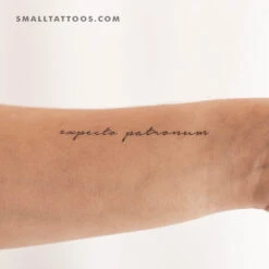 Expecto Patronum Temporary Tattoo (Set Of 3)