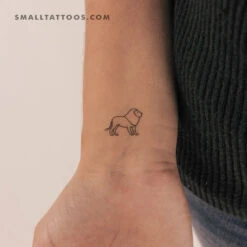 Lion Temporary Tattoo (Set Of 3)