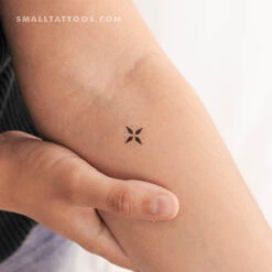 Star Ornament Temporary Tattoo (Set Of 3)