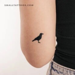 Raven Temporary Tattoo (Set Of 3)