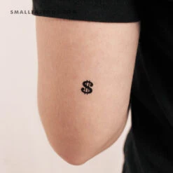 Dollar Sign Temporary Tattoo (Set Of 3)