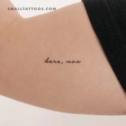 Here, Now Temporary Tattoo (Set Of 3) 6 Here, Now Temporary Tattoo (Set Of 3) -Da Vinci Shop 1704222605574