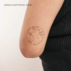 Earth Arrow Temporary Tattoo By Cagri Durmaz (Set Of 3)