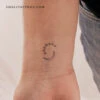 Little Sun And Moon Temporary Tattoo (Set Of 3) -Da Vinci Shop 170422365422