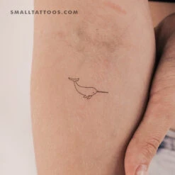 Narwhal Temporary Tattoo (Set Of 3)