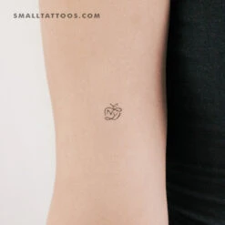 New York Apple Temporary Tattoo (Set Of 3)