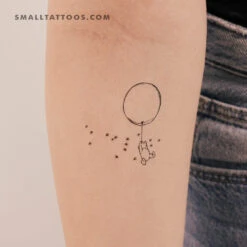 Classic Winnie-the-Pooh, Balloon And Bees Temporary Tattoo (Set Of 3)